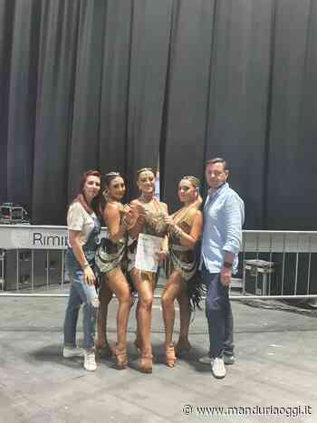 MANDURIA - Le campionesse manduriane Lucia Dimilito, Lara Calò e Ilaria Tornese saranno premiate per i prestigiosi risultati ottenuti ai Mondiali e agli Europei dalla Federazione Italiana Danza Sportiva - ManduriaOggi