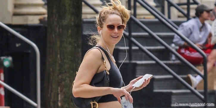 Jennifer Lawrence Heads Out for a Workout Session in NYC
