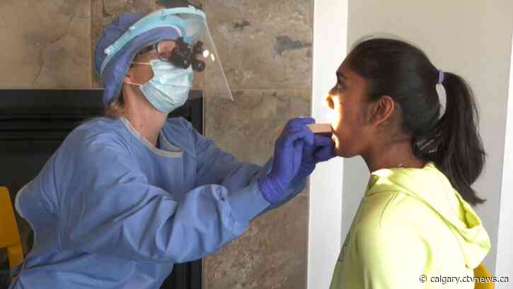 Mobile dentist office helps Calgarians with free check up