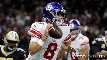 Giants laud 'special' QB Jones after comeback win