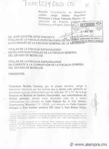 Mintió y entregó la capital Cuernavaca al PAN | Siempre! - Siempre!