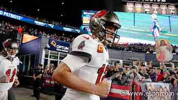 Brady met with tribute video, embraces in return
