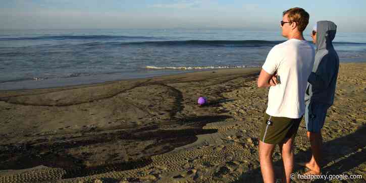 A major oil spill off the coast of Southern California could be a 'major environmental disaster,' official says