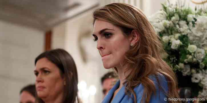 Stephanie Grisham was irritated by Hope Hicks and accuses her of taking 'the easy way out' after leaving the Trump White House for Fox: book
