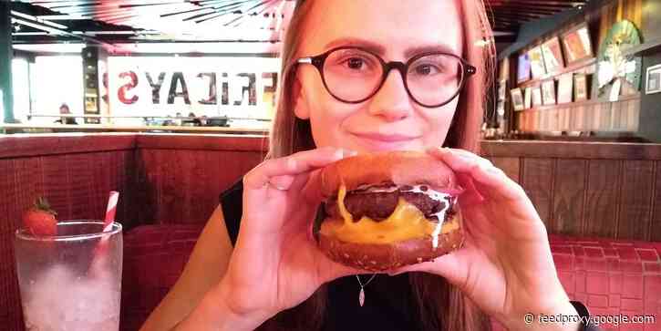 TGI Fridays says its burgers taste better if you eat them upside down. I put this to the test.