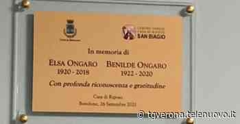 Bovolone, un'ala della casa di riposo dedicata alle sorelle Ongaro - TgVerona