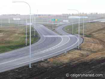 Southwest leg of Calgary ring road officially opens as province cuts mic on Tsuut'ina protestor - Calgary Herald