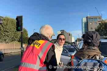 Motorists as Insulate Britain block four roads in London