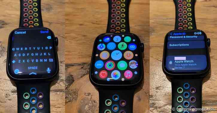 Alleged images show our first look at the Apple Watch Series 7 in the wild