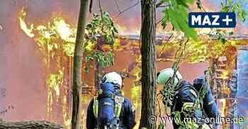 Rathenow: Gartenlaube nahe des Sportfestes am Körgraben brannte - Märkische Allgemeine Zeitung