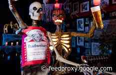 Remember Home Depot’s giant skeletons? Budweiser made costumes for them