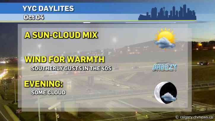 Warm in Calgary for a couple days!