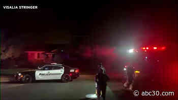 1 shot by gunmen during armed robbery at Visalia liquor store