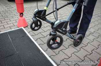 POL-BO: Erinnerung: Rollator-Training vor der Stadtgalerie in Witten am 6. Oktober - Presseportal.de