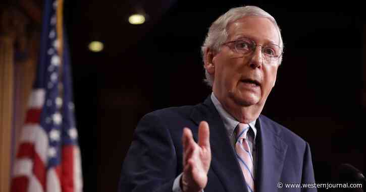 Mitch McConnell Warns Biden That Pelosi and Schumer Are Leading Government on a 'Sleepwalk Toward an Avoidable Catastrophe'