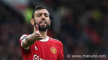 Bruno Fernandes reacts to Everton draw 2 October 2021 - Manchester United