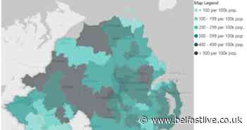 Coronavirus NI: Postcodes with highest number of new Covid-19 cases in last week - Belfast Live