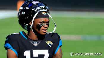 Jags place WR Chark on IR with fractured ankle