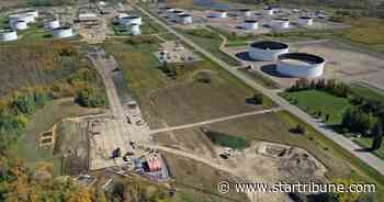 Oil flows through Line 3, but cleanup work remains at site of ruptured aquifer