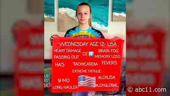 12-year-old getting treatment at UNC has been dealing with COVID effects for more than a year