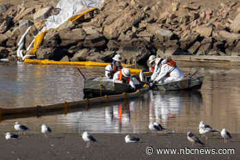 Stretch of shoreline affected by Southern California oil spill grows