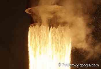 A Satellite in Orbit Spies Another Satellite Being Launched Into Orbit