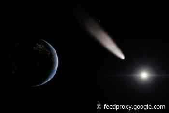 Swarm of Near-Earth Comets Linked to Recent Ice Giant Breakup