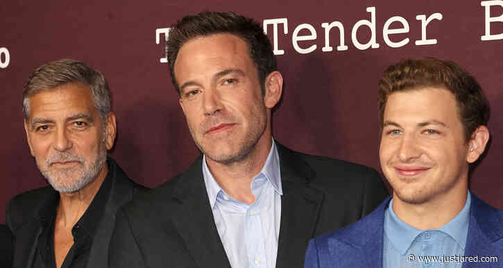 George Clooney, Ben Affleck, Tye Sheridan & Lily Rabe Premiere Their New Movie 'The Tender Bar' in L.A.