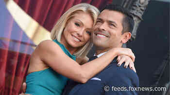 Kelly Ripa and Mark Consuelos show some skin in steamy poolside snapshot with pal Jake Shears