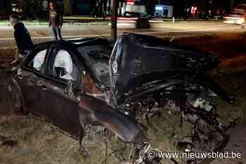 Lommelaar (18) zwaargewond na klap tegen rotonde Kristalpark<BR />