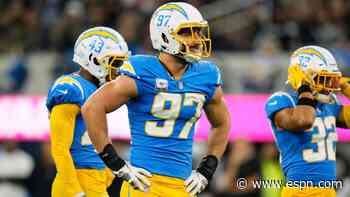 Chargers' Bosa rips into 'blind' officials after win