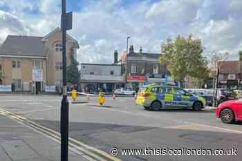 Parchmore Road Thornton Heath police: Van hits pedestrian