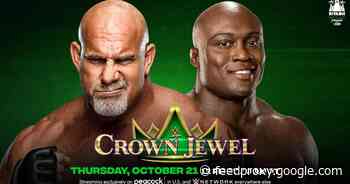 WWE Crown Jewel 2021: Goldberg vs. Lashley, start times and match card     - CNET