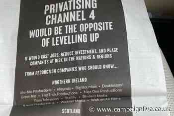TV production companies take out Telegraph ad to protest against Channel 4 privatisation