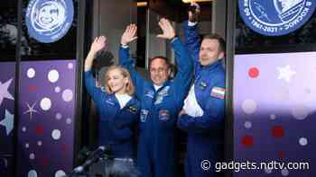 Russian Actors Blast Off to Attempt a World First: A Movie in Space
