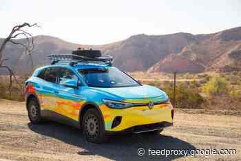 VW ID.4 AWD EV goes off-road racing