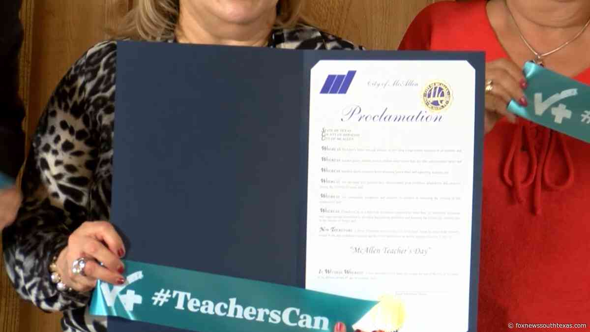 McAllen Proclaims October 5th as Teachers’ Day