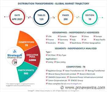 A $19.5 Billion Global Opportunity for Distribution Transformers by 2026 - New Research from StrategyR