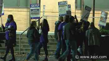 Hundreds officially on strike at McKenzie-Willamette Medical Center - KEZI TV
