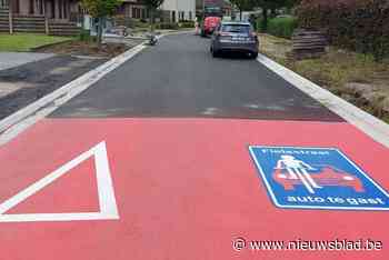 Fietsers hebben voorrang in Pastoor Mensaertstraat