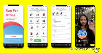 Snapchat wants to help you run for office     - CNET
