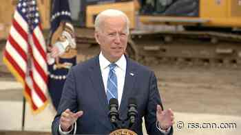 Biden pitches his economic agenda in Michigan as progress stalls on Capitol Hill