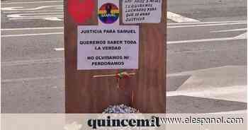 Un altar en la Avenida Buenos Aires (A Coruña) recuerda a Samuel 3 meses después de su muerte - El Español