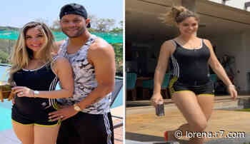 Grávida de Hulk, Camila Ângelo exibe pela primeira vez barriga - R7.COM