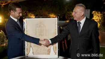 Bei MP-Besuch in Rom - Italienischer Corona-Überlebender dankt Sachsen - BILD