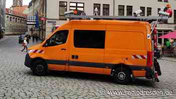 Spezialfahrzeug auf Dresdens Straßen unterwegs - Radio Dresden
