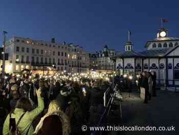 Sabina Nessa: Vigil held in Eastbourne for murdered teacher