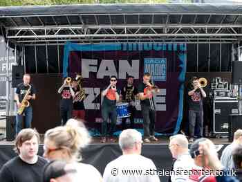 Entertainment in Grand Final Fan Zone at Old Trafford - St Helens Reporter