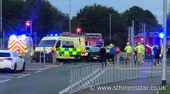 Ambulance van carrying patient in crash on St Helens Linkway - St Helens Star