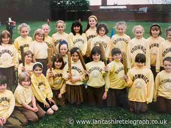Hyndburn Brownies having fun in rounders competition